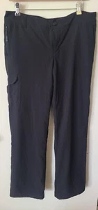 Eddie Bauer Fleece gefütterte Hose Damen Größe 10 schwarz mit Taschen  - Bild 1 von 10