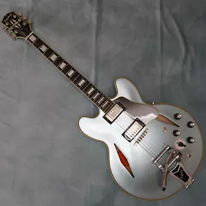 Epiphone Shinichi Ubukata ES-355 Custom Bigsby ver.02 Pelham Blue - Imagen 1 de 14