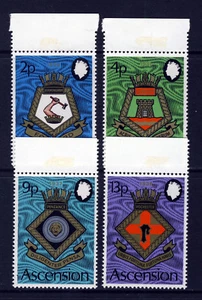ASCENSION QE II 1973 The Royal Navy Crests 5th Series Set SG 166 to SG 169 MNH - Picture 1 of 1