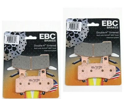 (DOS JUEGOS) EBC FA409HH Pastillas de freno delanteras sinterizadas Doble-H Harley Davidson Foto 1 de 2