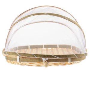Outdoors Picnics BBQ Portable Serving Basket Storage Kitchen Basket Woven Basket - Picture 1 of 12