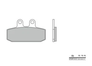 Para Honda NSR 125R , F - Kit Pastillas de Freno Delantero-BREMBO-38800270 - Imagen 1 de 1