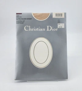 Christian Dior L'allure Ultra Silken Sheer Control Top Pantyhose Rose Petal Sz 1 - Picture 1 of 4