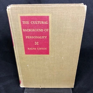 The Cultural Background of Personality by Ralph Linton 1945 - Picture 1 of 20