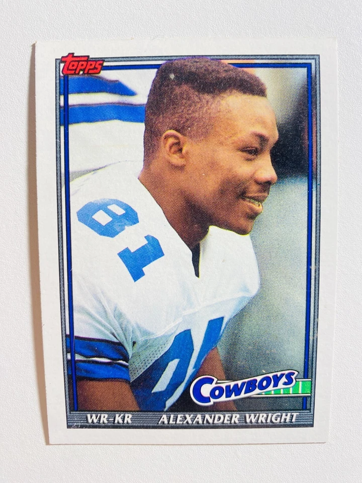 1991 TOPPS #362 ALEXANDER WRIGHT NM-MT NFL FOOTBALL CARD - Image 1 of 1