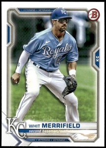 2021 Bowman #1 Whit Merrifield