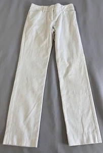 Piazza Sempione Women's Cream Corduroy Pants size 29” Waist 31 Long - Picture 1 of 11