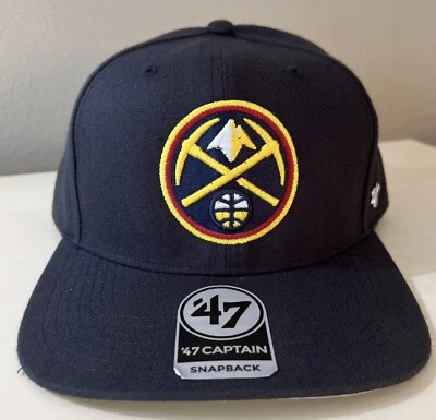 Denver Nuggets 47 Captain Azul Marino Correa Ajustable Sombrero ¡¡NUEVO!! NBA Foto 1 de 4