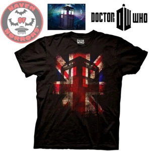 Camiseta Doctor Who Glowing Tardis Union Jack - Imagen 1 de 1