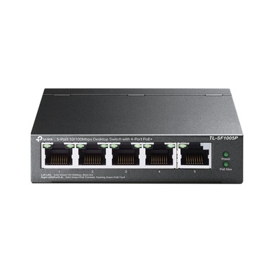 TP-Link 5-Port 10/100Mbps Desktop PoE Switch ...