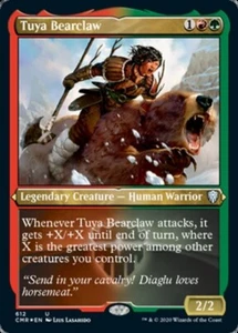 MTG - (Etched Foil) TUYA BEARCLAW - Commander Legends (U) - Picture 1 of 1