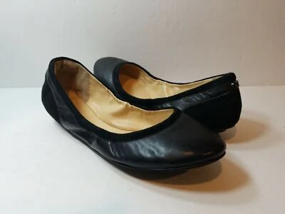 Zapatos planos de ballet Cole Haan para mujer Avery charol negro - talla 5B Foto 1 de 4