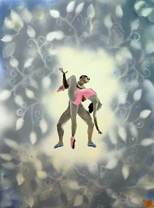 Kunst, Gemälde, "Tänzer" Giclée auf Leinwand 18" x 24" LTD. von Yelena Berzon - Bild 1 von 1