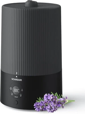 Cool Mist Humidifier - 4 Liter Tank -Oil Diffuser - Night Light - Quiet Mode-BLK - Image 1 of 4