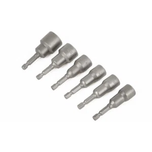 Hex Socket Wind Batch Sleeve Adapter Drill Bit Magnetic Inner Diameter 6mm-19mm - Picture 1 of 7
