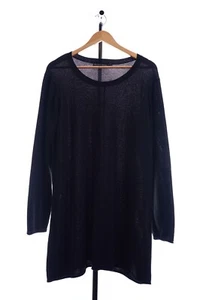 Gudrun Sjoden Long Dress Size XL Black #L3 - Picture 1 of 8