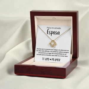 Halsband Regalo Esposo a Esposa Joya para Aniversario, Cumpleaños Día de la Madre - Bild 1 von 8