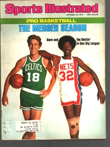 SPORT ILLUSTRIERT 25. OKTOBER 1976 PRO BASKETBALL - DAVE COWENS & DR. J - Bild 1 von 2