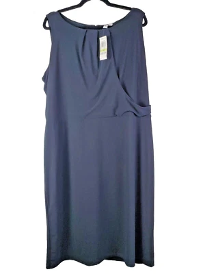 NWT Charter Club Womens Plus Size 18 Dress Black Cocktail Formal Sheath Party - Image 1 of 4