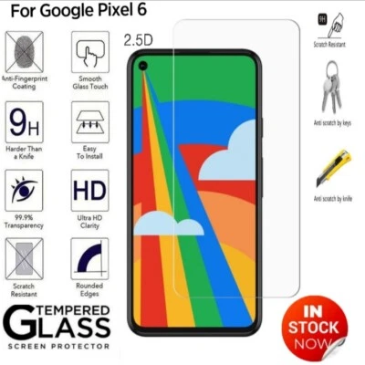 1X For Google Pixel 6, 7 , 6A, Moto G22 Gorilla Tempered Glass Screen Protector - Image 1 of 4