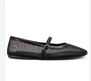 Tony Bianco Melany Black Nylon mesh flats new size 9 - Picture 1 of 8