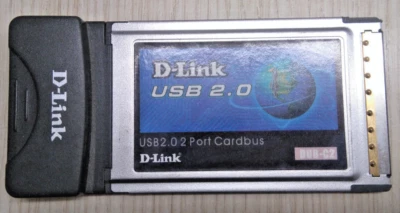 D-LINK DUB-C2 USB 2.0 2 Port Cardbus. USATO come Nuovo. - Immagine 1 di 2