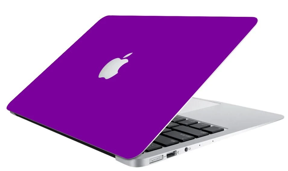 PURPLE Vinyl Lid Skin Cover Decal fits Apple MacBook Air 11 A1465 Laptop - Image 1 of 1
