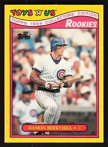 Damon Berryhill 1989 Topps Toys "R" Us Rookies #4 Chicago Cubs {0621 - Picture 1 of 2