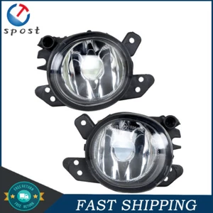 Fit For 2006-2014 Mercedes Benz Clear Lens LH&RH Bumper Halogen Fog Lights Lamps - Picture 1 of 12