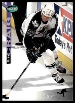 1994-95 Parkhurst #54 Mike Craig Dallas Stars Hockey Card - Image 1 of 2