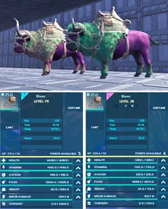 Ark Survival Ascended PVE Bison Clone Breeding Pair PS/PC/XBOX - Picture 1 of 1