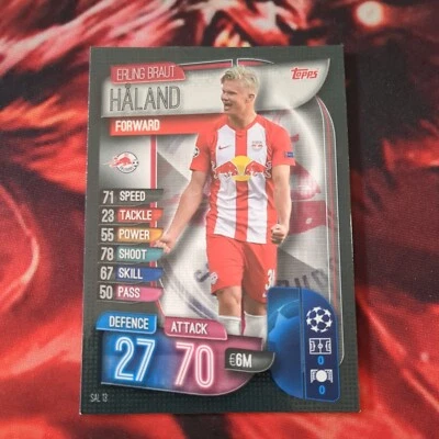 2019-20 Topps UCL Match Attax US Edition - #SAL 13 Erling Haaland (RC) - Image 1 of 4
