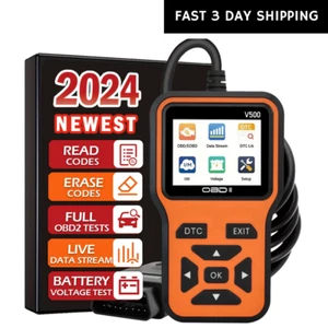 Car OBD2 Scanner Diagnostic Tool Code Reader, Car Voltage Tester Engine Fault - Picture 1 of 7