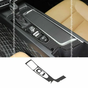 For Volvo XC60 2018-2021 Carbon Fiber Central Console Gear Shift Box Panel Cover - Picture 1 of 8