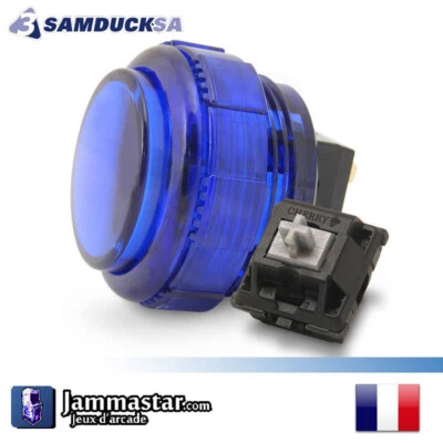 Crown / Samducksa SDB-202C Cherry - Arcade Push button - Bleu Blue