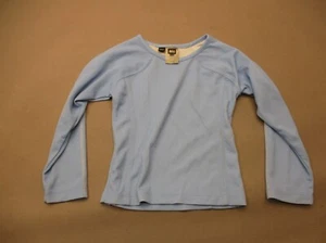 REI UPF 35+ Size XS Girls Gray Long Sleeve Crew Neck Fitted Athletic Top 600 - Picture 1 of 5