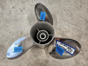 RE-CONDITIONED 14 1/2" X 27P YAMAHA PRO SERIES SS PROPELLER, 27-M, 4.75", P9551 - Picture 1 of 14