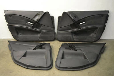 宝马 E60 M5 黑色皮革门板卡门卡装饰正品 Oem 2006-2010 — 第 1/4 张图片