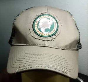 Turkey Hunting Vintage Hat w/ Patch NWTF Official Collectible Trucker Cap - Picture 1 of 7
