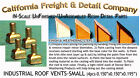 California Freight Industrial Roof Vents-Small (4pcs) N/Nn3/1:160