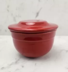 EMILE HENRY Red Butter Bell Crock Keeper 16.10 France -EUC - Picture 1 of 9