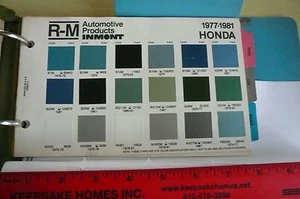 Honda R-M 1977 78 79 80 81 chips de color INMONT - Imagen 1 de 4