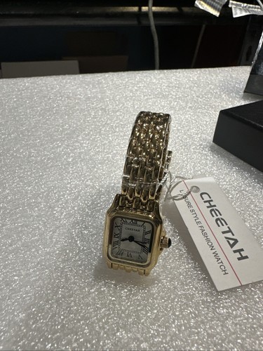 MICHAEL KORS Orologio oro donna piccolo bracciale vintage cassa rettangolare quadrante romano lusso nuovo