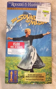 RARE SEALED w BACK Watermarks The Sound of Music VHS BOX SET & *RARE* Cassette - Picture 1 of 6