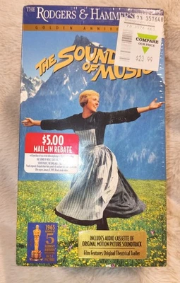 RARE SEALED w BACK Watermarks The Sound of Music VHS BOX SET & *RARE* Cassette - Image 1 of 4