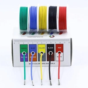 Electrical Tinned Flexible Silicone Wire Heat Resistant Stranded Cable - Picture 1 of 12