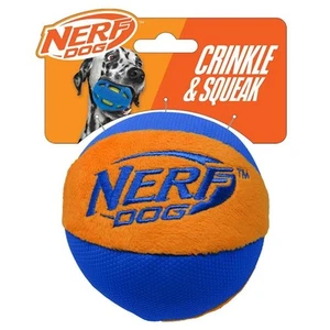 Trackshot Ball Dog Toy with Interactive Squeaker and Crunch, Lightweight, Dur... - Picture 1 of 7