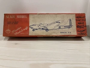 Vintage Master Modelcraft Douglas B-19 scale wooden model kit 1940s-50s Missing - Picture 1 of 9