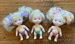 Vintage Tyco Quints Puppen ~ 3er Set: #1, 4 & 5 Blondinen ohne Kleidung EUC - Bild 1 von 16