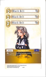 3x Ceinture Noire 1-100C Non Feuille Commune Final Fantasy FFTCG - Photo 1/2